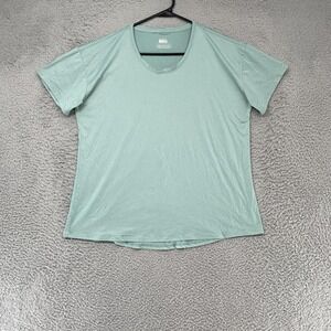 REI Hiking T-Shirt Womens XL Blue Lightweight Short Sleeve Workout Top